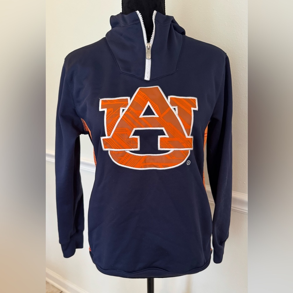 Auburn University GEN2 Quarter-Zip Hoodie – Size L (14/16) - Picture 3 of 6